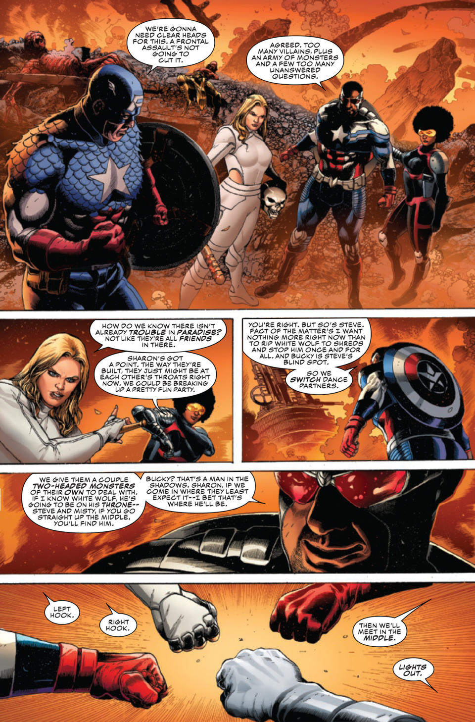 Captain America: Cold War Omega #1 interior art