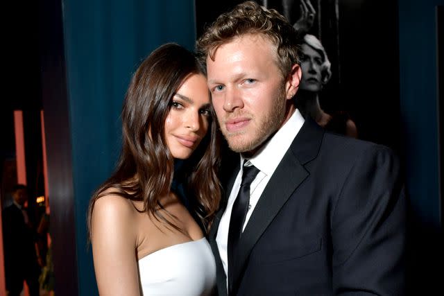 <p>Emma McIntyre /VF20/WireImage</p> Emily Ratajkowski and Sebastian Bear-McClard attend the 2020 Vanity Fair Oscar Party hosted by Radhika Jones at Wallis Annenberg Center for the Performing Arts on February 09, 2020 in Beverly Hills, California