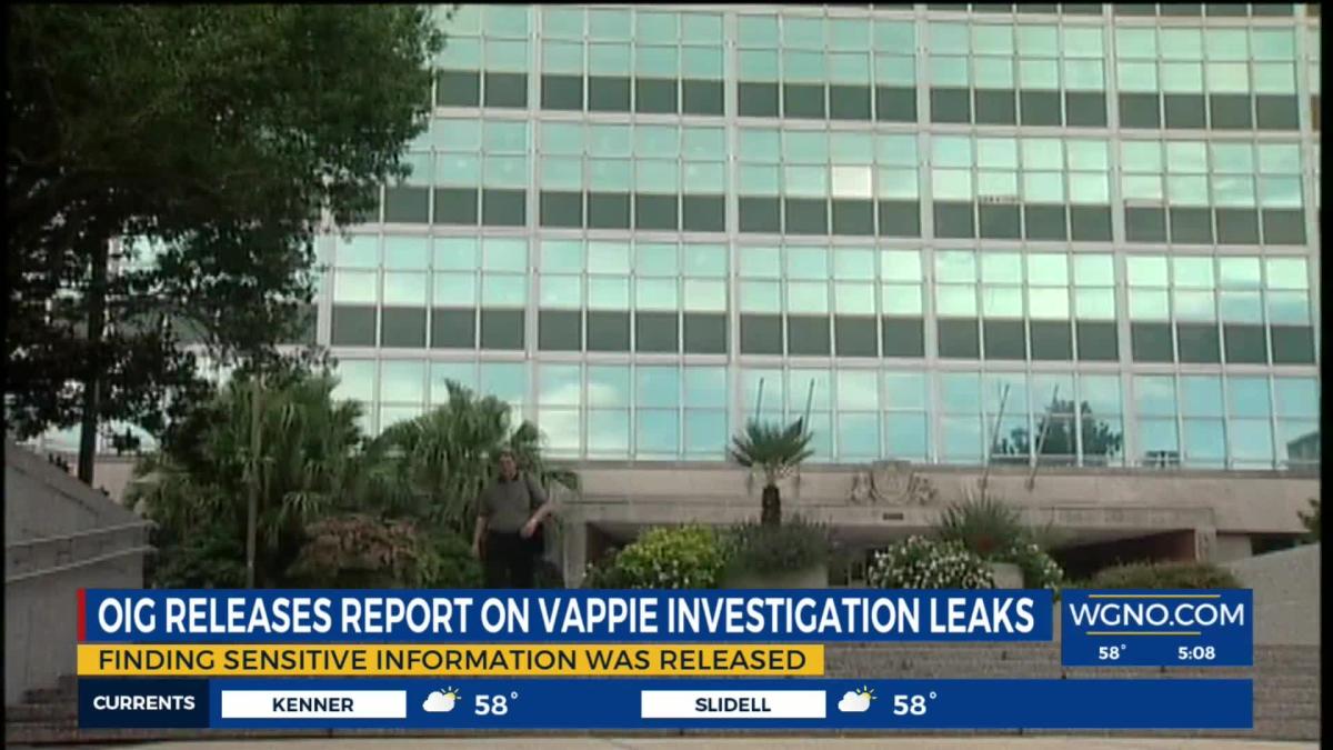 New Orleans Office Of Inspector General Concludes Investigation Into Possible Breach In Vappie 0557