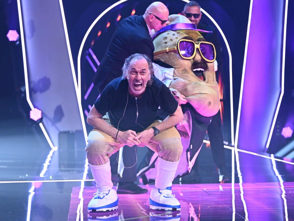 Hugo Egon Balder war die Couch Potato bei "The Masked Singer". (Bild: ProSieben/Willi Weber)