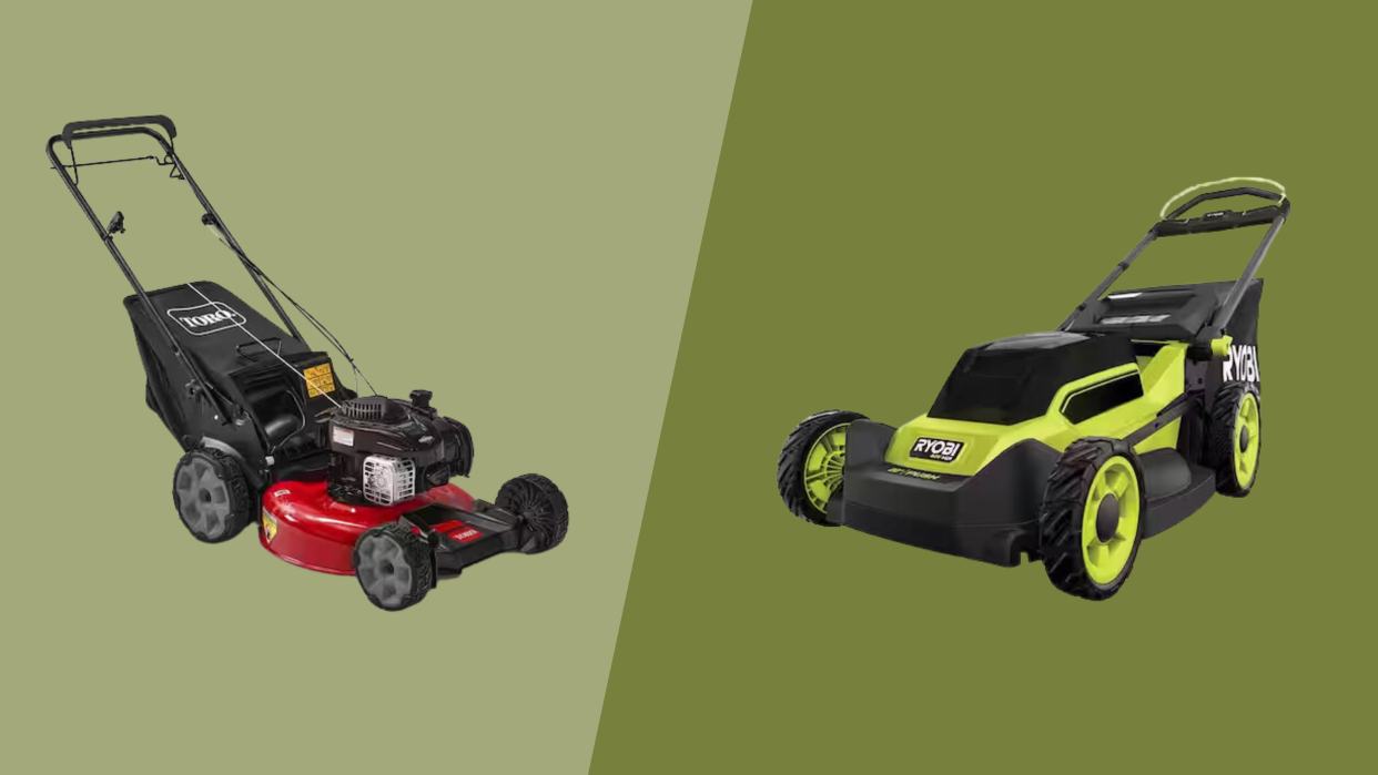  Gas vs electric lawn mowers. 