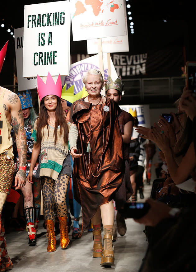 Vivienne Westwood's political runway was everything that is wrong with  fashion activism