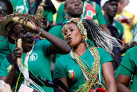 <p>Senegal fans inside the stadium </p>