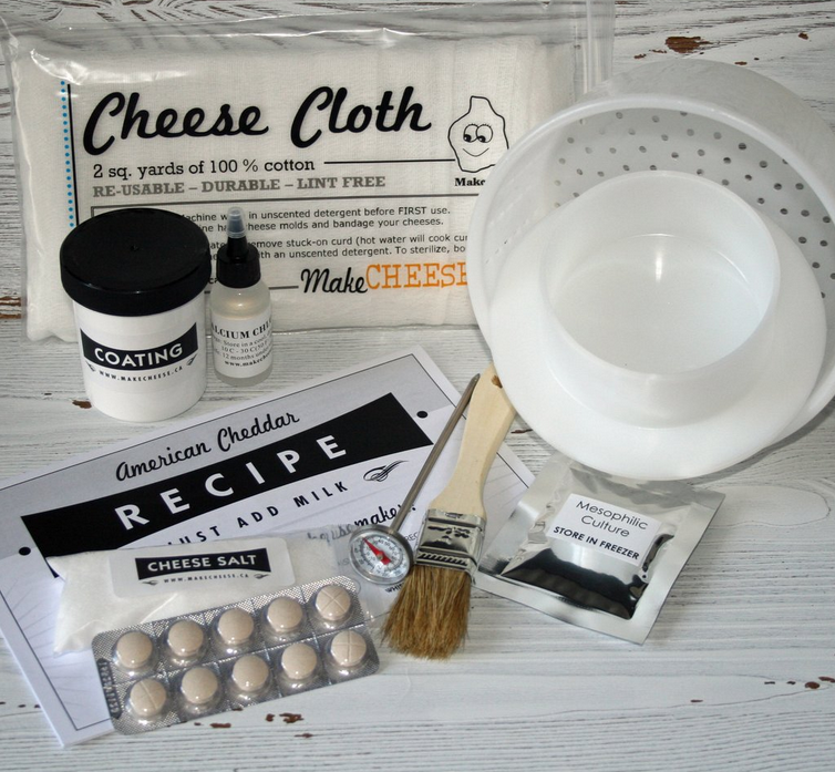 Cheddar Cheese Kit from Make Cheese, $59.95