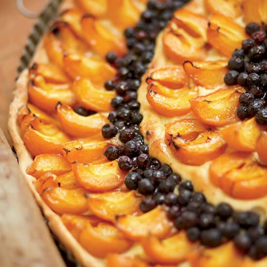 Apricot-and-Blueberry Tart