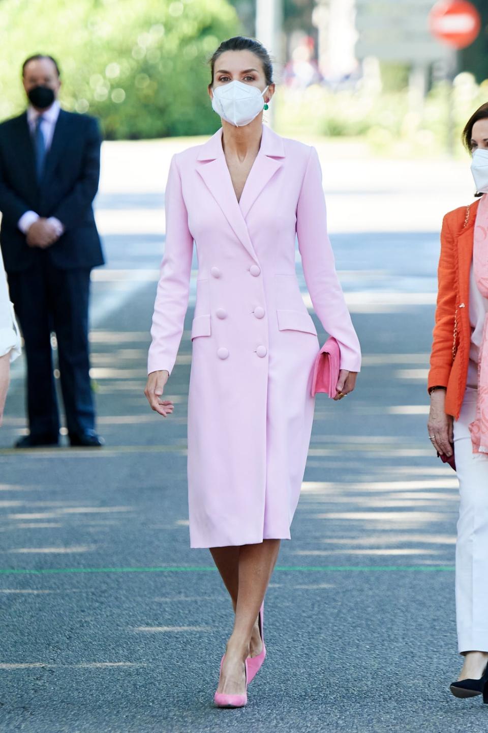 Queen Letizia at the Armed Forces day in Madrid, May 2021 (Getty Images)