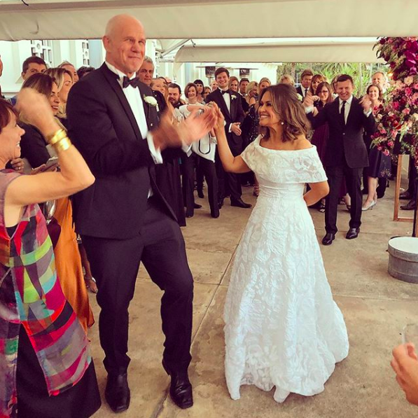 What a beautiful way to celebrate 25 years together. Photo: Instagram