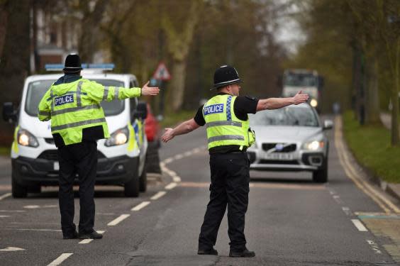 North Yorkshire Police has stood its “vehicle engagement points” down (AFP/Getty)