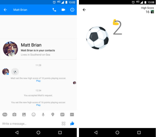 There's a new hidden Facebook Messenger football game - here's how to find  and play it