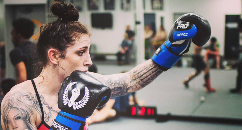 Megan Anderson, the Invicta FC featherweight champion, makes her UFC debut Saturday against Holly Holm. (Instagram/megana_mma)