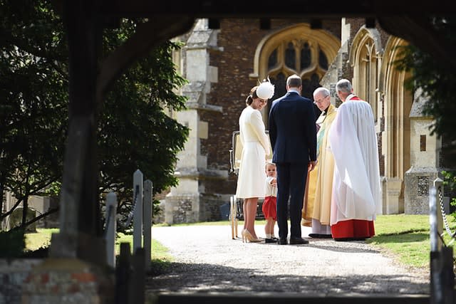 Princess Charlotte's christening