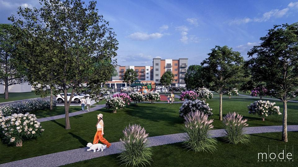 The proposed Ashlar Place development in Long Branch.