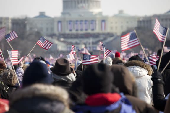 The inauguration of President Barack Obama, January 20th 2009.