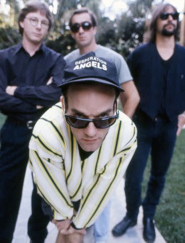 <p>Steve Rapport/Getty</p> R.E.M. in Los Angeles in 1992