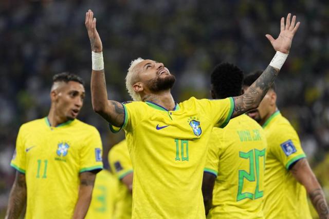 Camiseta 1ª Brasil Mundial 2018 Amarillo