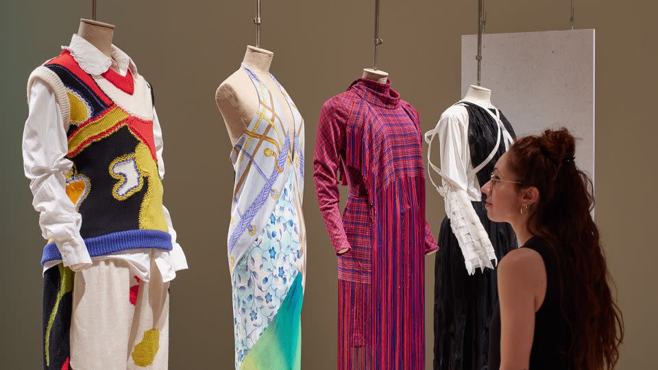 The exhibition features clothing and fashion ephemera from the past 30 years. - Andy Stagg/the Design Museum