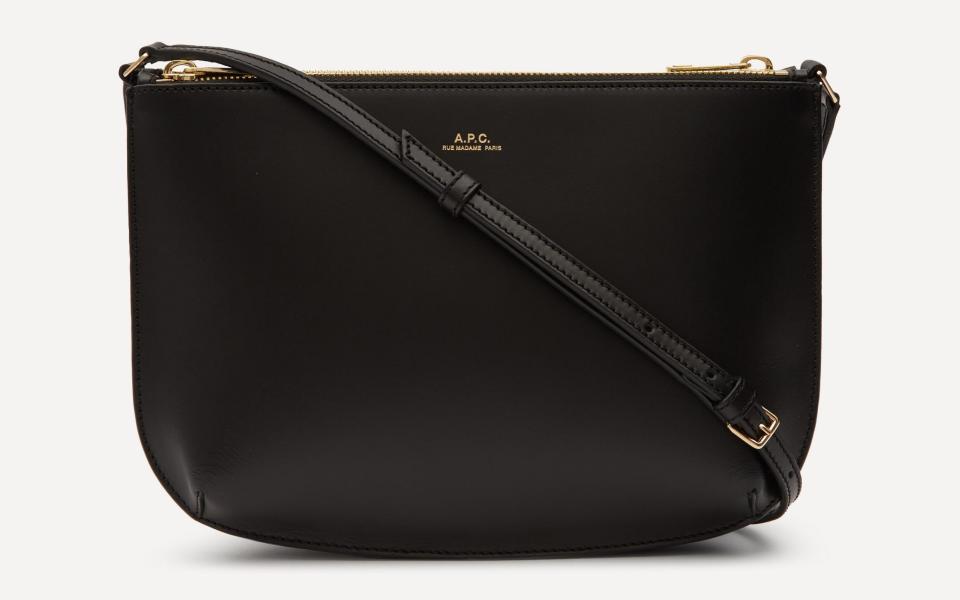 A.P.C Sarah Leather Cross-Body Bag