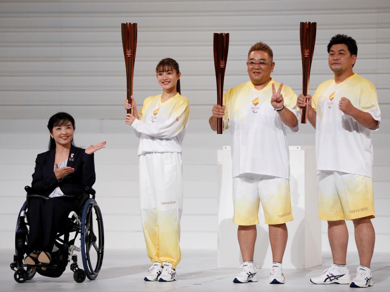 'One Year to Go' ceremony celebrating one year until the start of the Tokyo 2020 Paralympic Games in Tokyo 25 August: REUTERS