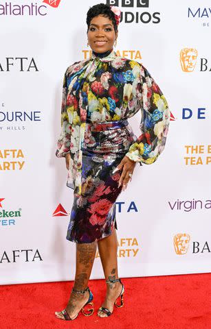 <p>Gilbert Flores/Variety via Getty Images</p> Fantasia Barrino attended The 2024 BAFTA Tea Party