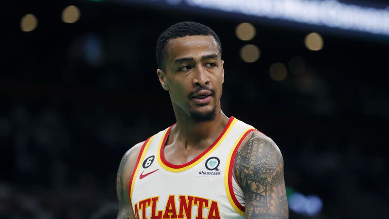 Atlanta’s John Collins was dealt to the Utah Jazz in exchange for Rudy Gay and a future second-round draft pick on Monday.