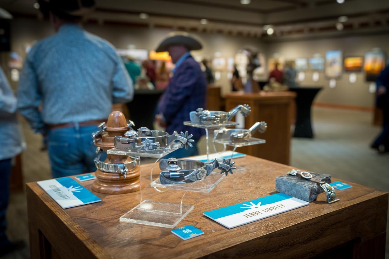 Gear makers and artisans meticulously craft unique pieces each year for Summer Stampede Western Art & Gear Show.