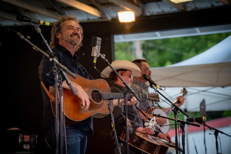 Dan Tyminski and the Dan Tyminski Band in Newport, TN at the Cocke County Bluegrass Festival, 5/13/23