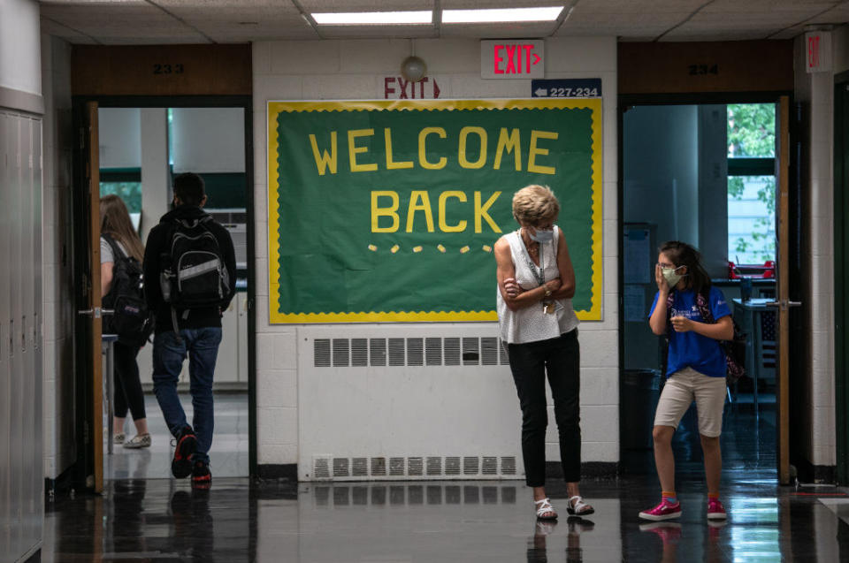 school hallway