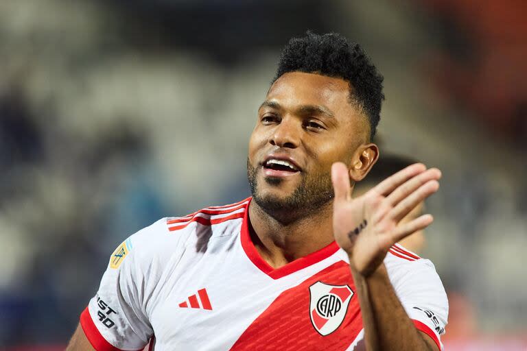 Miguel Borja es el mejor jugador de River en este 2024: el delantero colombiano será titular frente a Sarmiento de Junín