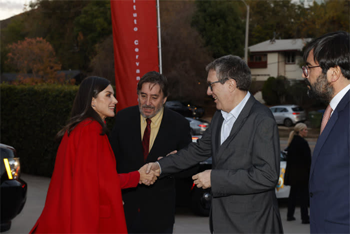 la reina Letizia con Luis García Montero