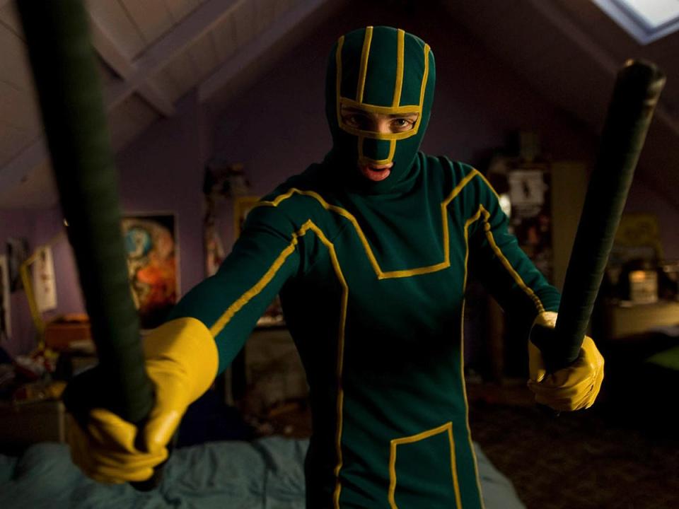 Aaron Taylor-Johnson has come a long way from the wannabe superhero in teen flick ‘Kick-Ass’ (Rex)