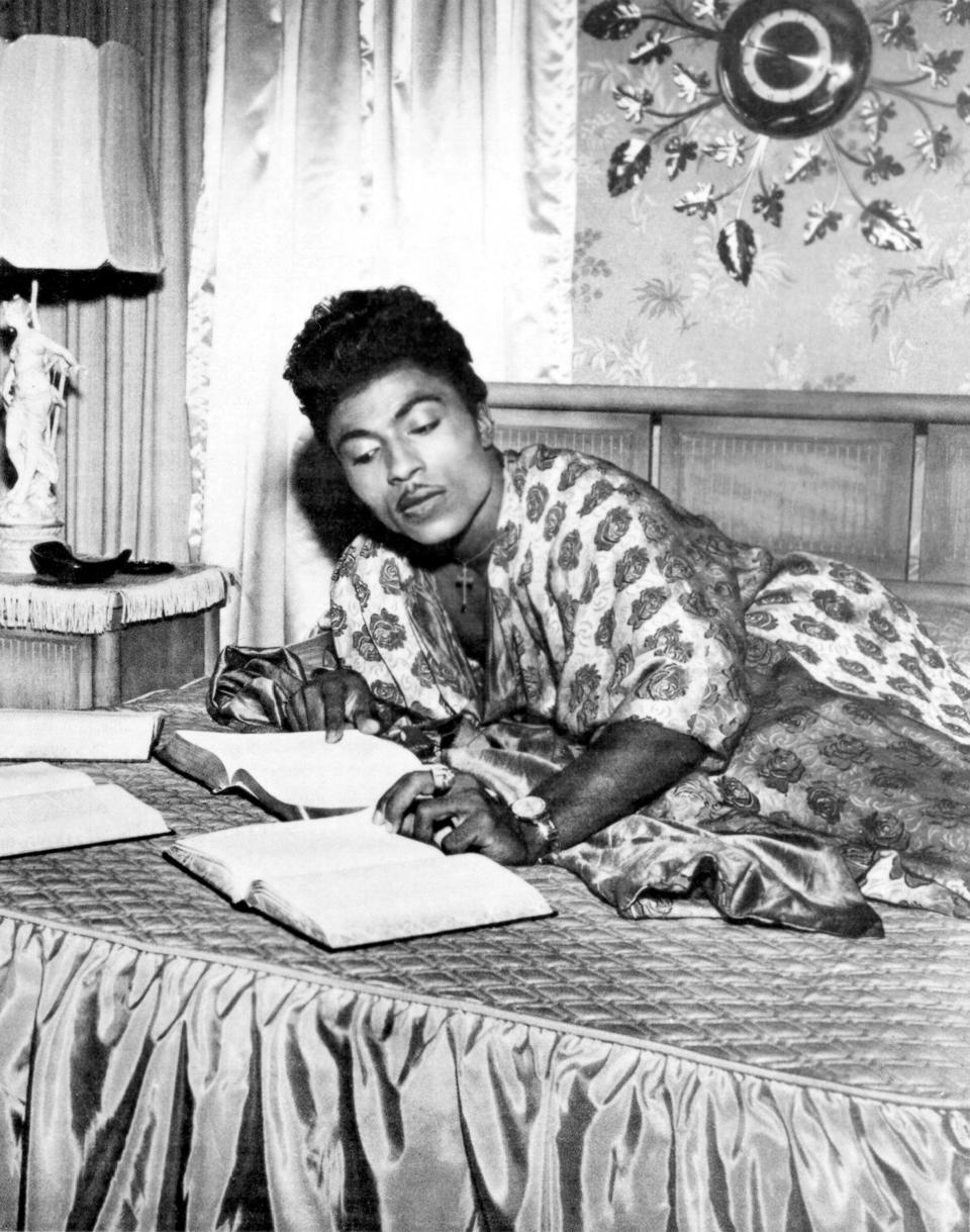 <h1 class="title">Little Richard Studies The Bible</h1><cite class="credit">Getty Images</cite>