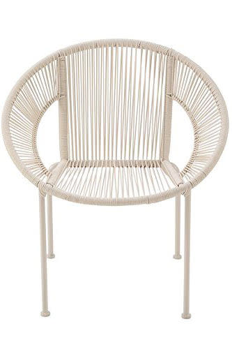 Metal Plastic Rattan Chair