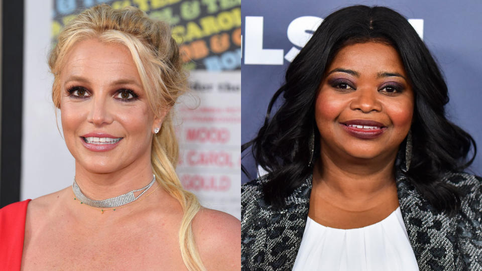 Britney Spears and Octavia Spencer (Getty Images)