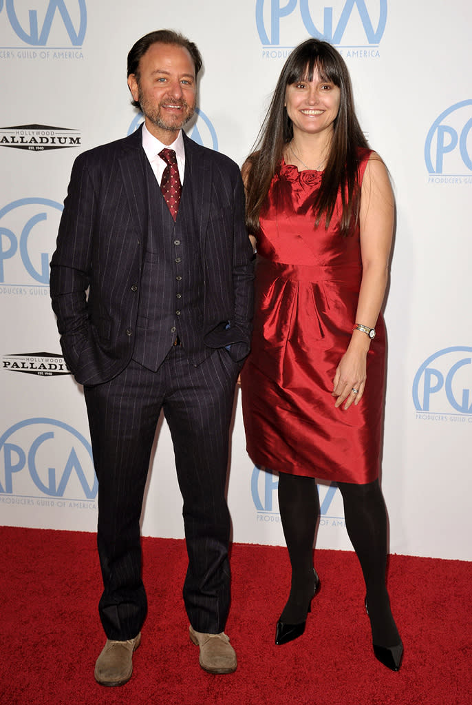 21st Annual Producers Guild Awards 2010 Fisher Stevens Paula DuPre Pesman