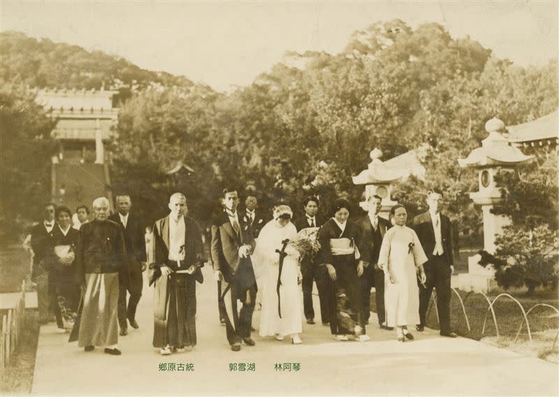  ▲1935年郭雪湖與林阿琴結婚上了報紙。（圖／翻攝自郭雪湖基金會臉書） 