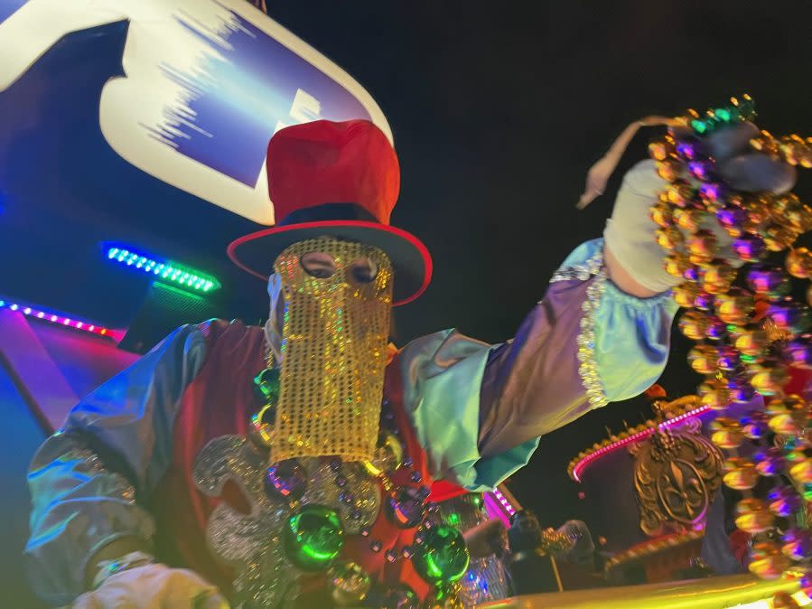 Krewe of Endymion rolls on Saturday, Feb. 10, 2024. (WGNO/Justin Abshire)