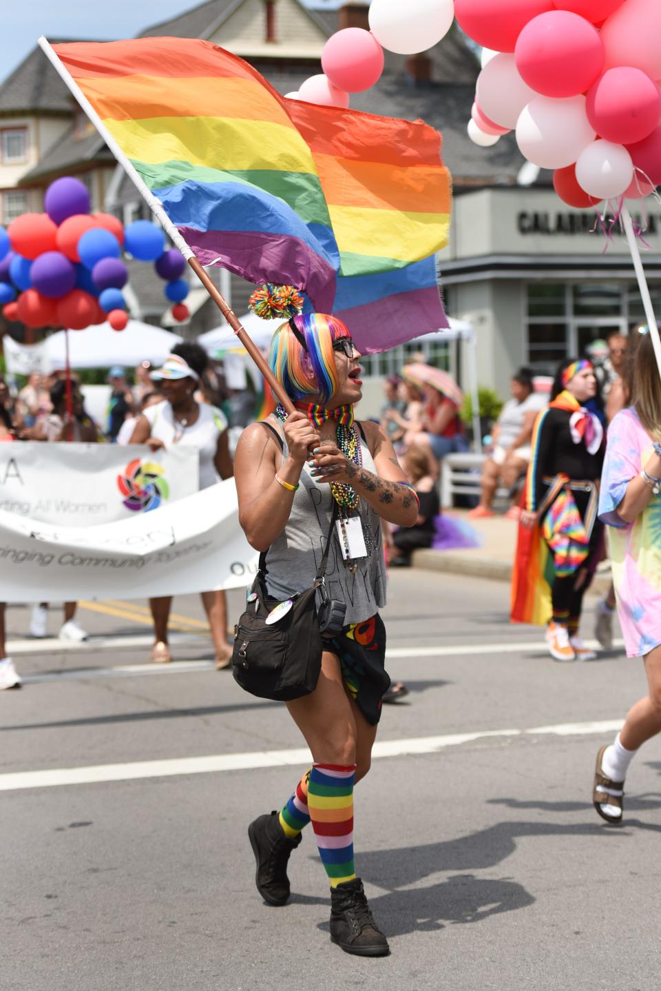 Festive flags, balloons and clothing were just some of the fun things to look at during the ROC Pride Parade on July 20, 2019.