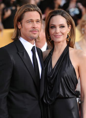 Dimitrios Kambouris/WireImage Angelina Jolie and Brad Pitt