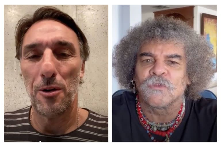 El Flaco Schiavi y el Pibe Valderrama forman parte de los famosos que cobran por los saludos en la plataforma online