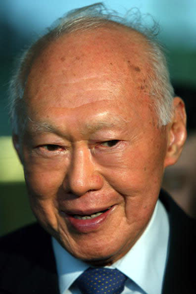 Former Singapore Prime Minister Lee Kuan Yew will be the subject of the film "1965". (Getty Images)