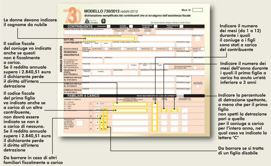 Guida alla compilazione del 730 - parte 2