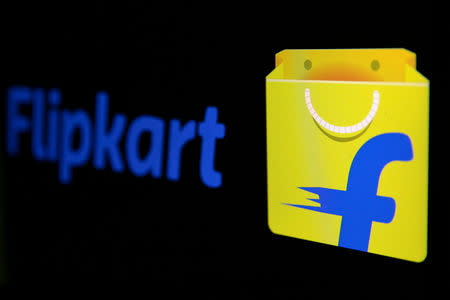 The logo of India's e-commerce firm Flipkart is seen in this illustration picture taken January 29, 2019. REUTERS/Danish Siddiqui/Illustration