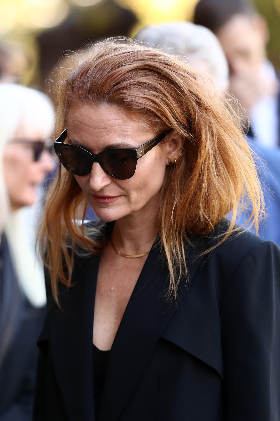 Alexandra Smart attends the State Funeral for Carla Zampatti at St Mary's Cathedral on April 15, 2021 in Sydney, Australia