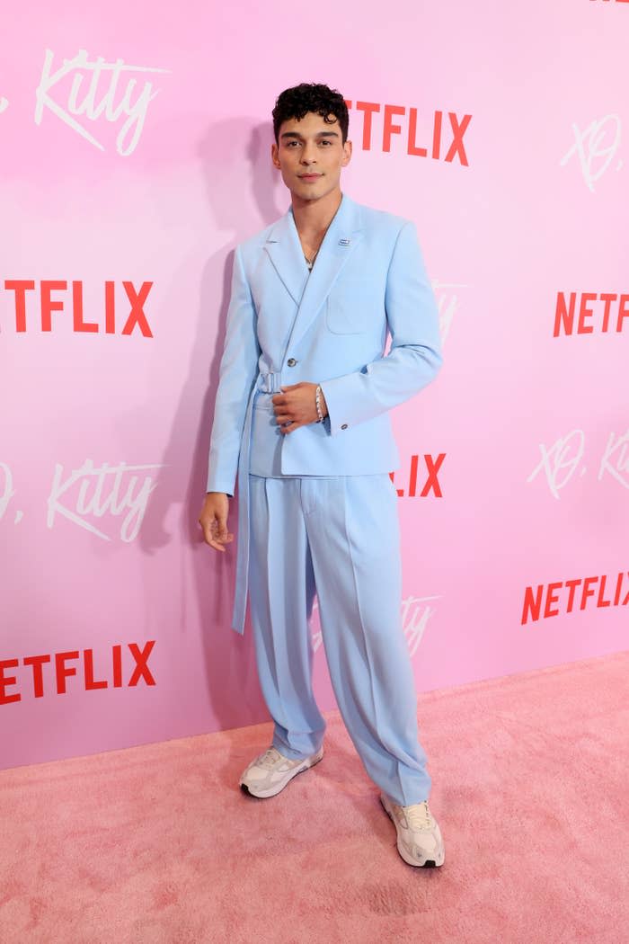 Anthony Keyvan on the red carpet for the premiere of XO, Kitty