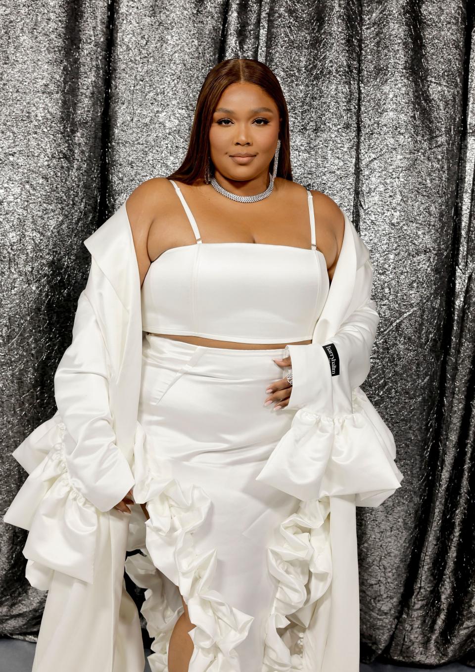 Lizzo attends the World Premiere of "Renaissance: A Film By Beyoncé" at Samuel Goldwyn Theater on November 25, 2023 in Beverly Hills, California.