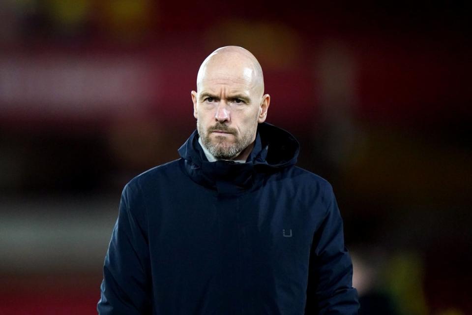 Erik ten Hag did not say if he wanted Mason Greenwood to play for  Manchester United  (PA Wire)