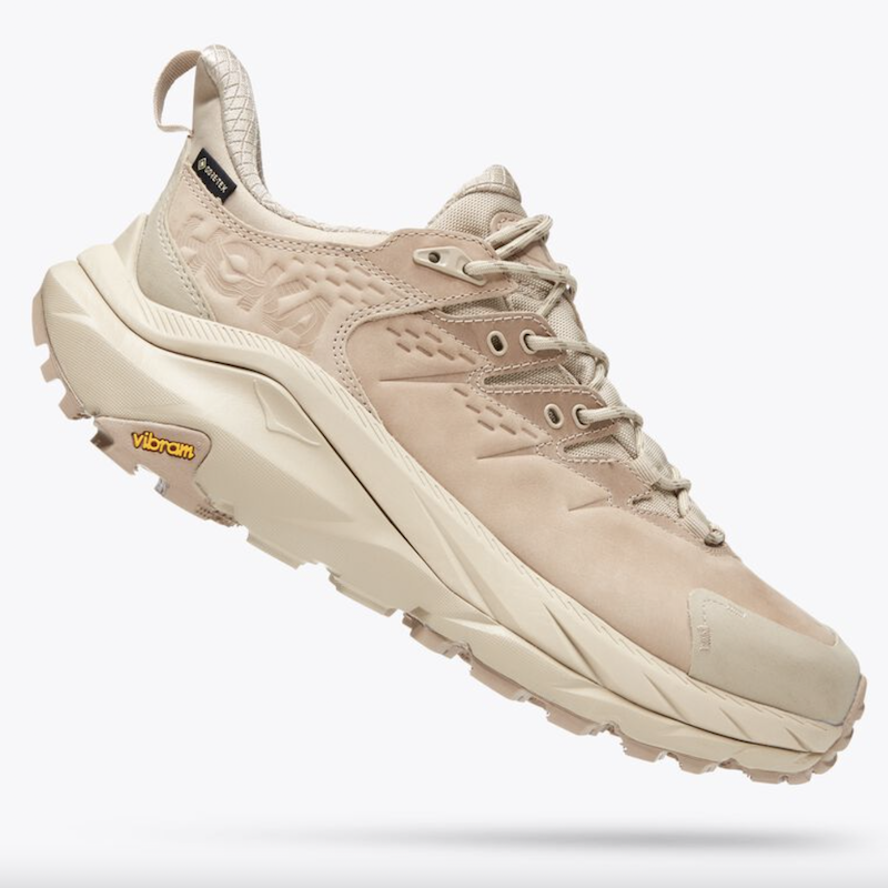 <p><strong>Hoka</strong></p><p>hoka.com</p><p><strong>$220.00</strong></p><p><a href="https://go.redirectingat.com?id=74968X1596630&url=https%3A%2F%2Fwww.hoka.com%2Fen%2Fus%2Fall-gender-footwear%2Fkaha-2-low-gtx%2F1130530.html&sref=https%3A%2F%2Fwww.esquire.com%2Fstyle%2Fmens-fashion%2Fg27377495%2Fbest-hiking-boots-shoes-for-men%2F" rel="nofollow noopener" target="_blank" data-ylk="slk:Shop Now" class="link ">Shop Now</a></p><p>Sure, Hoka has better trail runners, lighter, more optimized ones. But none, we mean <em>none</em>, of them look as good as these genderless Kaha 2 Lows. This sandy tan and the other dusty pink, are two of the best colors we've ever seen on a pair of hiking shoes.</p>