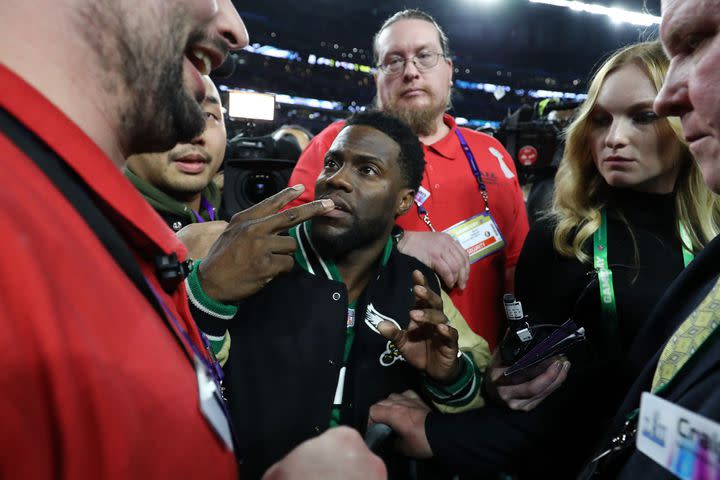 Kevin Hart Is Still Mad About Rejection After Eagles' Super Bowl Win