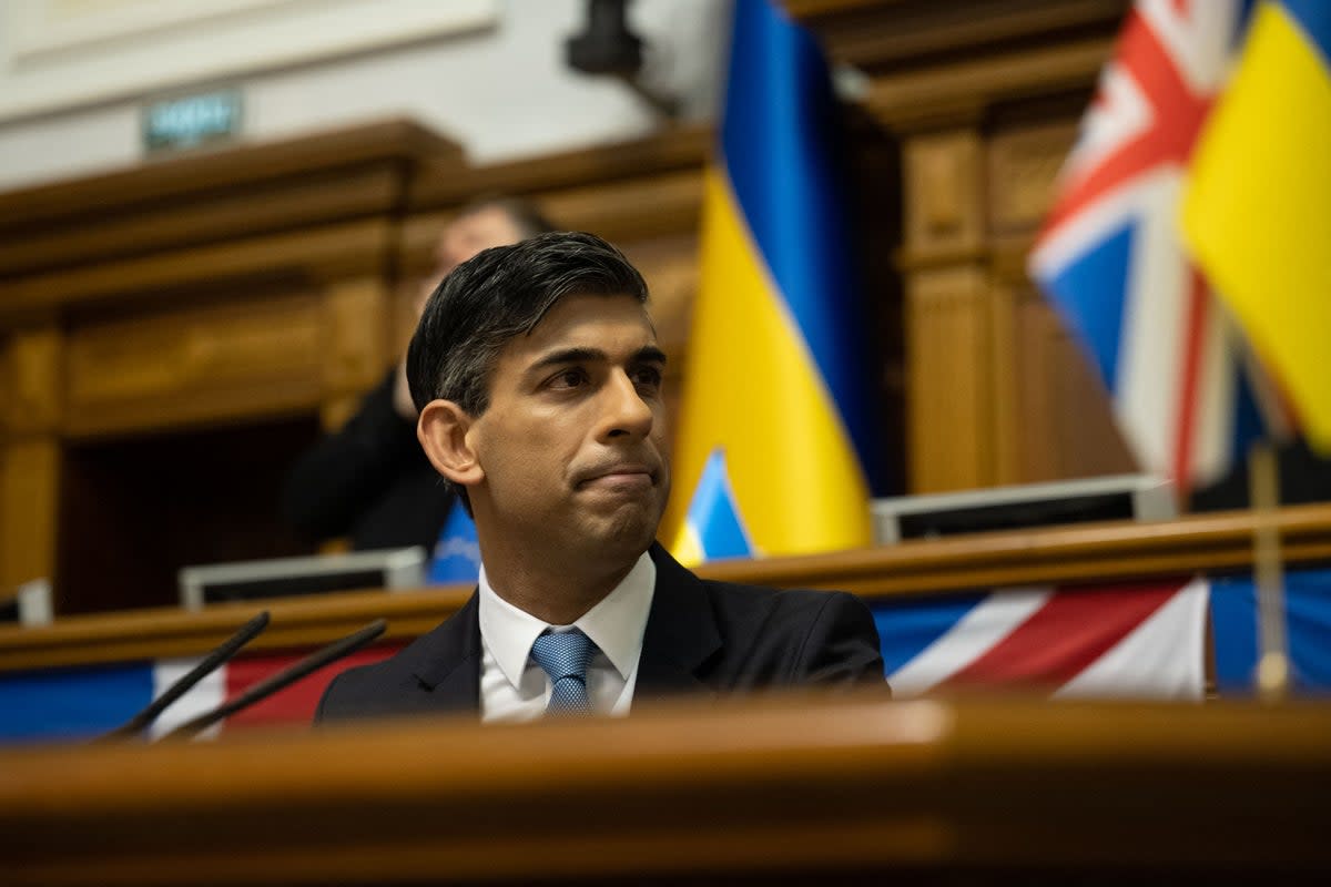 Rishi Sunak is facing a showdown over the Rwanda plan he claims will tackle the small boats crisis (AFP via Getty)