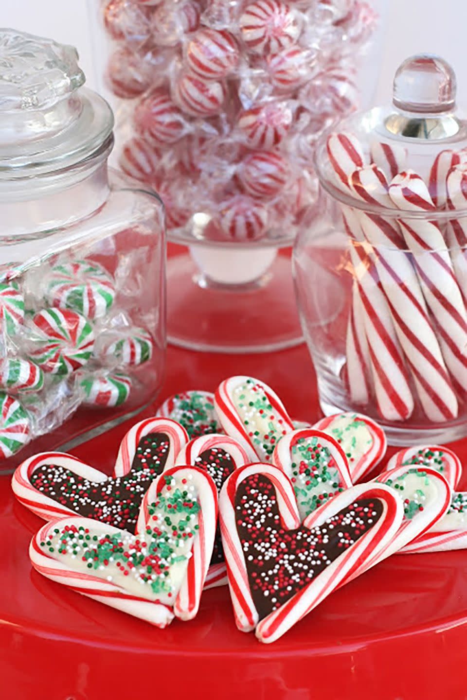 Candy Cane Hearts